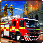 bombeiro herói cidade resgate ícone