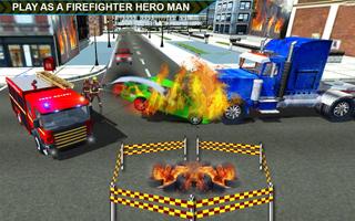 Firefighter Hero City Rescue โปสเตอร์