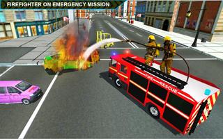 bombeiro herói cidade resgate imagem de tela 1