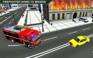 Firefighter Hero City Rescue capture d'écran 2