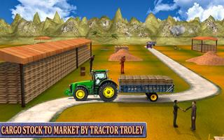 mesin penuai traktor pertanian Simulator permainan screenshot 2