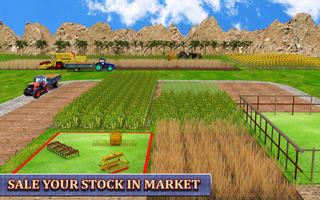 mesin penuai traktor pertanian Simulator permainan screenshot 3