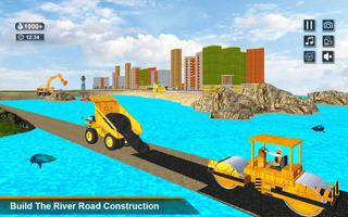 New Road Builder City Construction 3D Affiche