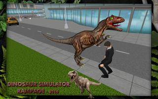 Dino Simulator City Rampage پوسٹر