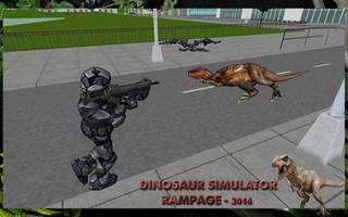 Dino Simulador City Rampage captura de pantalla 3