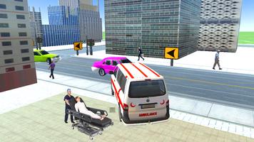 Drive Rescue Ambulance Sim 3D capture d'écran 3