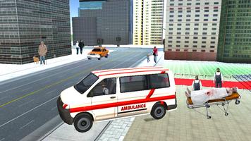 Drive Rescue Ambulance Sim 3D capture d'écran 1