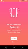 Matta - Material Design Android UI Template App capture d'écran 1