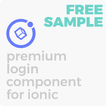 Premium Ionic Login Component - Free Sample