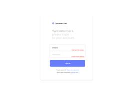 Premium Ionic Login Component - Free Sample imagem de tela 1