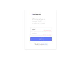 Premium Ionic Login Component - Free Sample imagem de tela 2