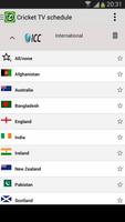 Cricket TV schedule imagem de tela 1