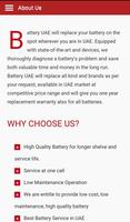 Battery UAE Screenshot 2