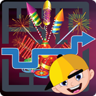 Diwali Firecrackers Maze Game ไอคอน