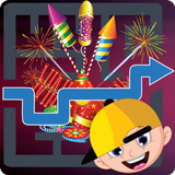 آیکون‌ Diwali Firecrackers Maze Game