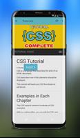 CSS Tutorial Complete capture d'écran 1