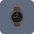 Flat Analog Watch Face आइकन