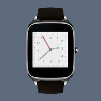 Flat Analog Watch Face स्क्रीनशॉट 3