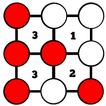 Set D' dot - a grid puzzle game