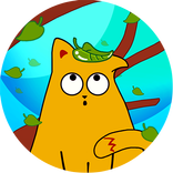 Towers from stairs. Skyscraper