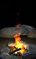 Campfire 3D Live Wallpaper Affiche