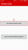 Dream11 Private Contests( Cricket, Football, NBA) Affiche