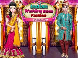 Indian Royal Wedding Ritual Fashion Salon Plakat