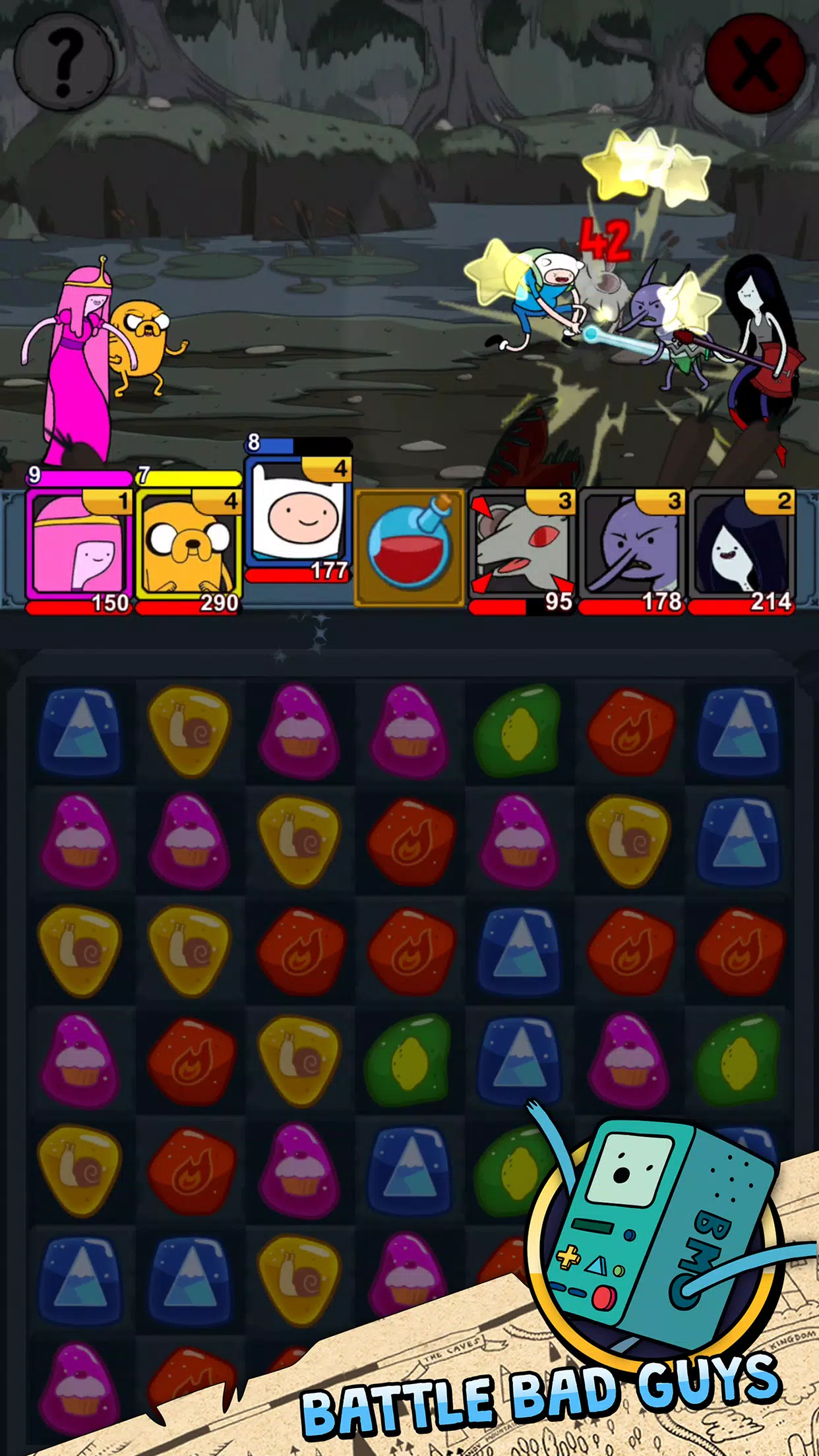 Adventure Time Puzzle Quest para Android - Baixe o APK na Uptodown