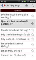 Phrasebook LITE Câu tiếng Pháp capture d'écran 3