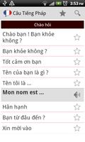 Phrasebook LITE Câu tiếng Pháp capture d'écran 1