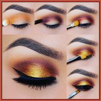 Eye Makeup Steps 2021-2022 الملصق