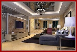 Living Room Decoration الملصق