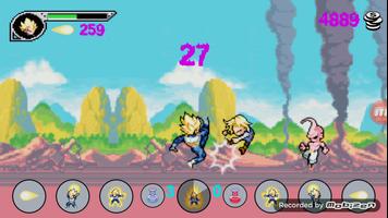 Mini Goku Saiyan Battle capture d'écran 1