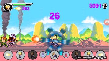 Mini Goku Saiyan Battle capture d'écran 2
