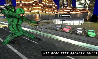 super-héros flèche verte tir à l'arc assassin Affiche