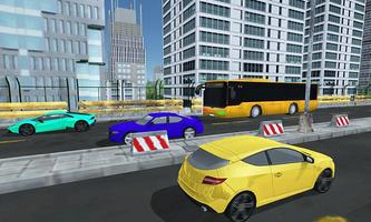 Passenger Bus Parking Coach Simulator Affiche