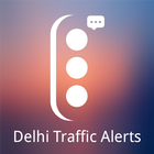 Delhi Traffic Alerts Zeichen