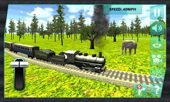 Real Train Simulator pilote 3D Affiche