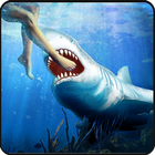 Evil White Shark Survival Game icono