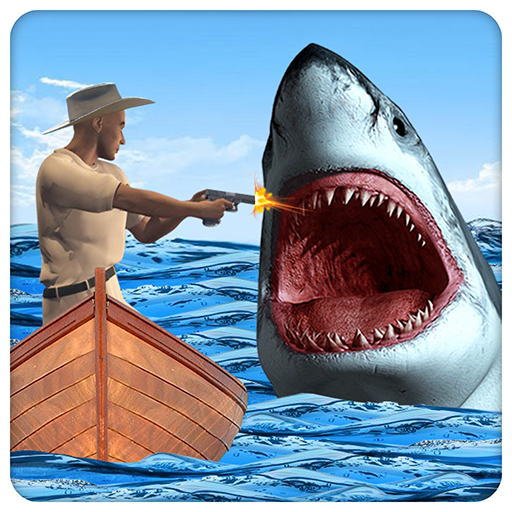 愤怒的白鲨攻击