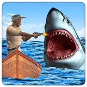 愤怒的白鲨攻击
