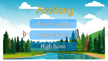 Archery The Arrow Game Affiche