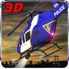 911 الشرطة الهليكوبتر سيم 3D أيقونة