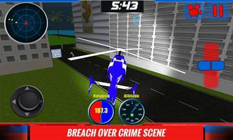 911 الشرطة الهليكوبتر سيم 3D تصوير الشاشة 2