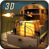 Gunship Battle Bullet Train 3D icon