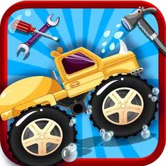 怪物卡车洗，凌乱的汽车 APK 下載