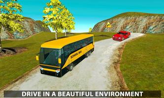 High School Bus Games 2018: Extreme Off-road Trip capture d'écran 1