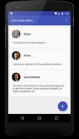 برنامه‌نما Call Screen Notes عکس از صفحه