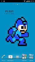 Rockman 8 bit Live Wallpaper Affiche