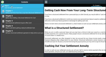 Cash Out Structured Settlement Affiche